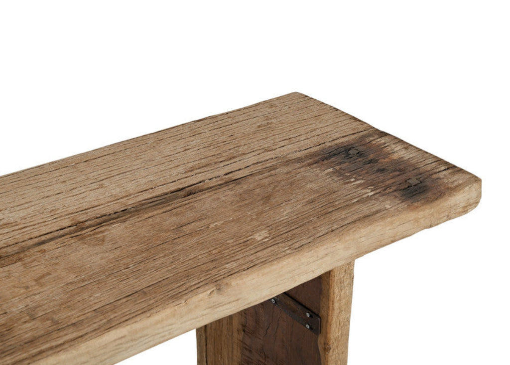 Alter Konsolentisch KIT – Altholzmöbel Unikat Naturholz B 187 cm