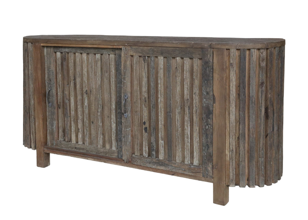Altholz Sideboard mit Schiebetüren