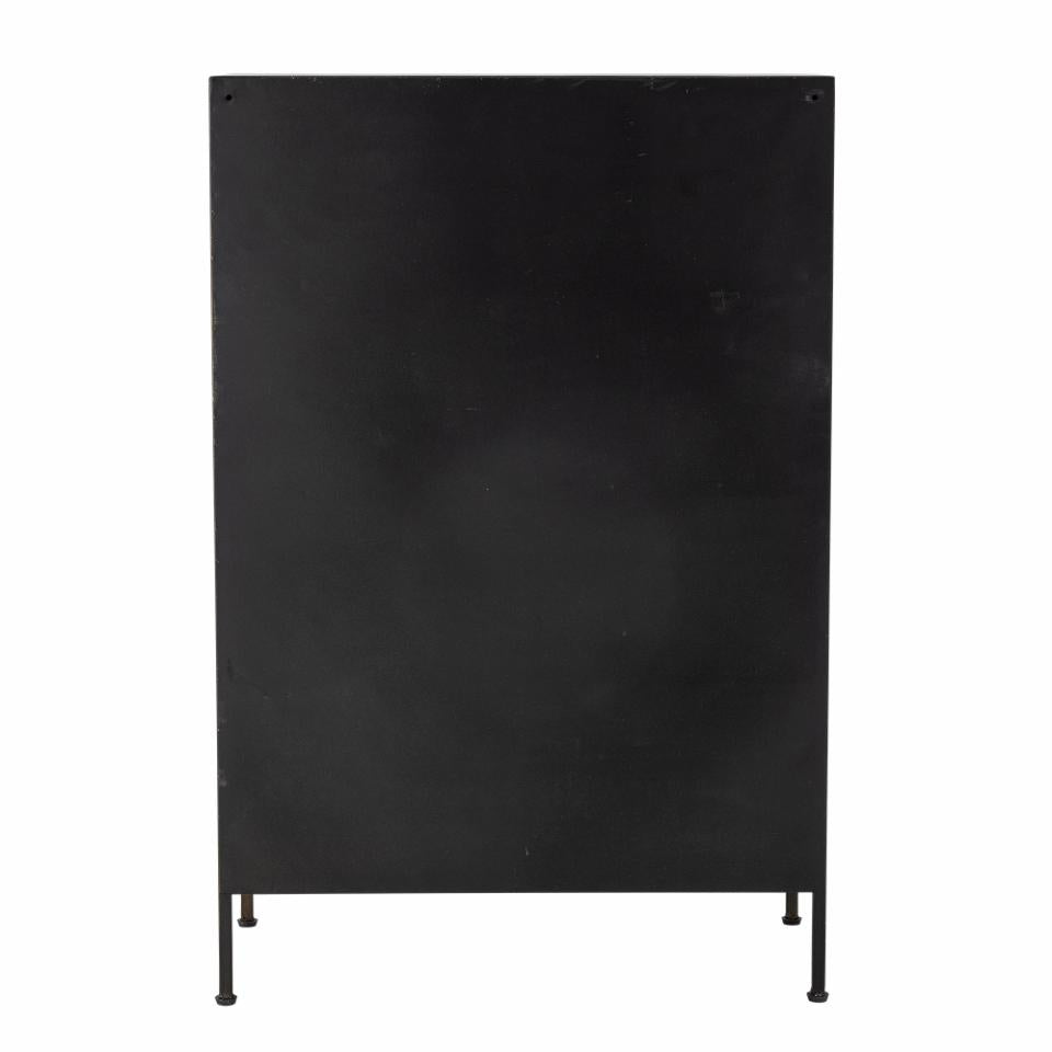 Kommode MATTI 12 Schubladen, Anrichte Industrial Holz-Metall