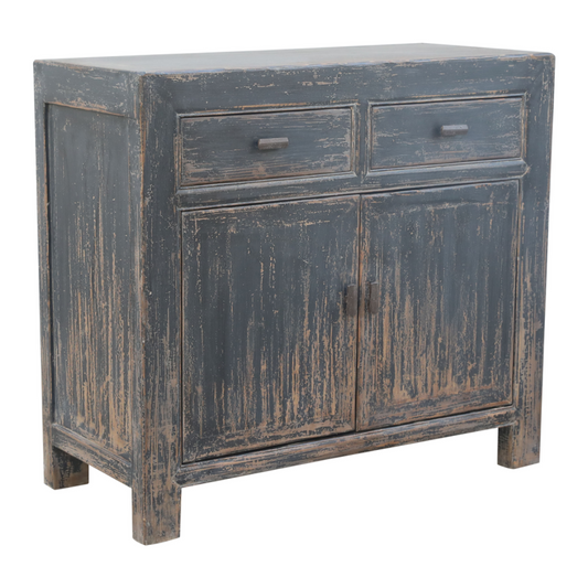 Alte Anrichte TILLY Shabby Blau – Handgefertigtes Unikat