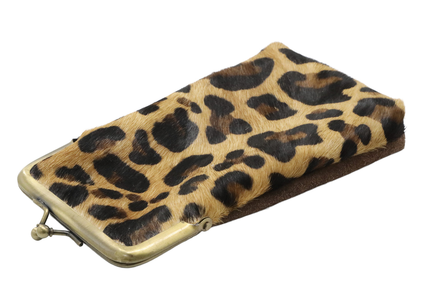 Mode - Brillen Etui Leopard Fellmuster Print
