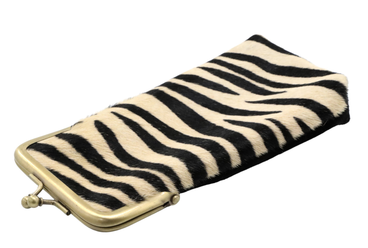 Mode - Brillenetui Zebra-Print