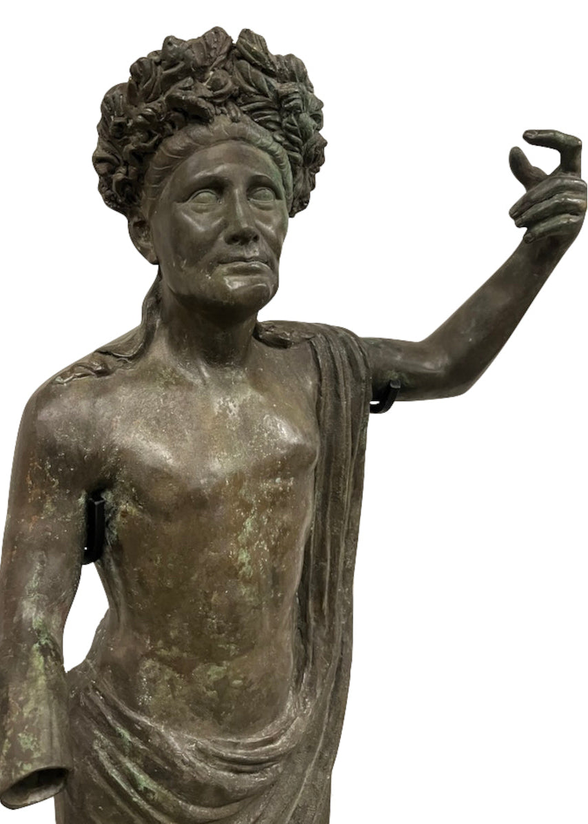 Bronzeskulptur "Caesar" abstrakte Bronzestatue