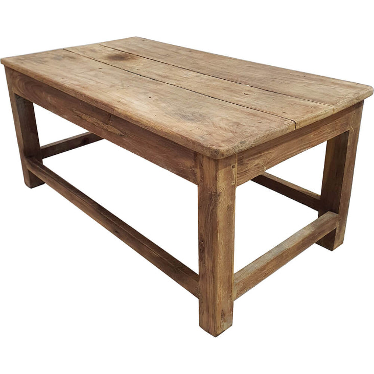 Altholz Couchtisch KLARA shabby Patina Breite 88 cm - Altholzmöbel