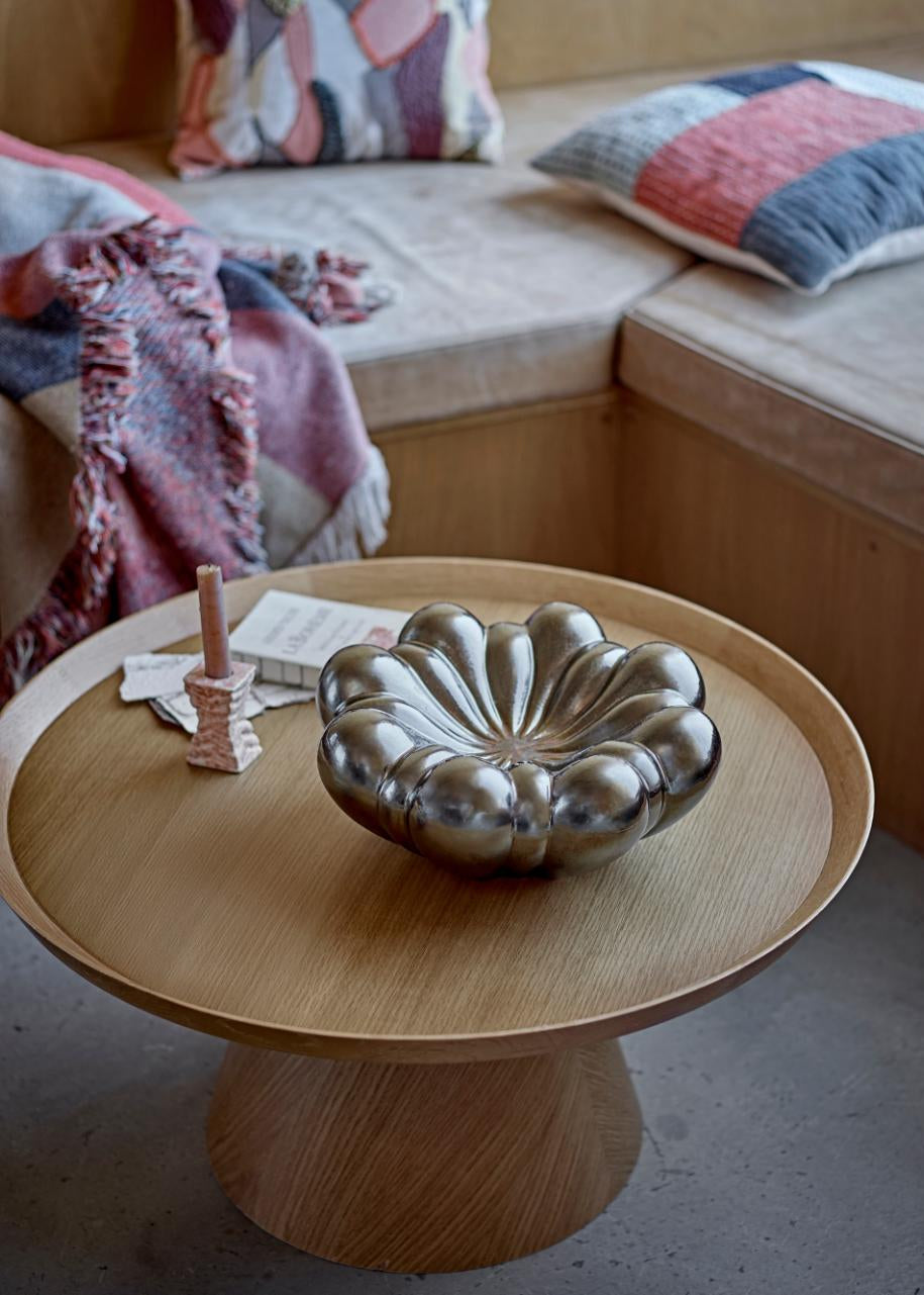Couchtisch rund D 74 cm Eiche-Furnier, Wohnzimmertisch