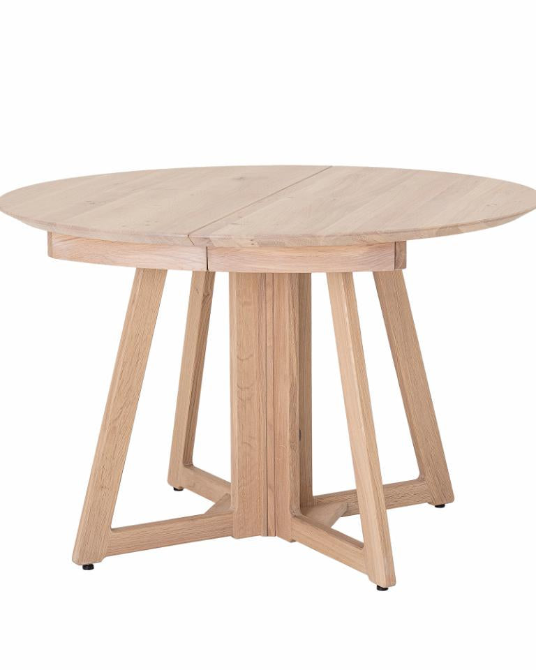 Eiche Tisch, Esszimmertisch rund ausziehbar, großer Ausziehtisch