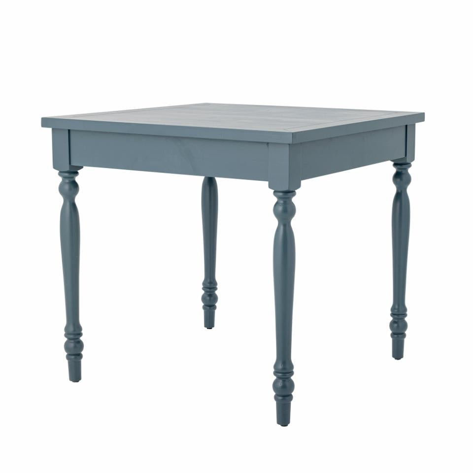 Landhaus Esstisch ELSI blau 80x80 cm - Bistrotisch Massivholz