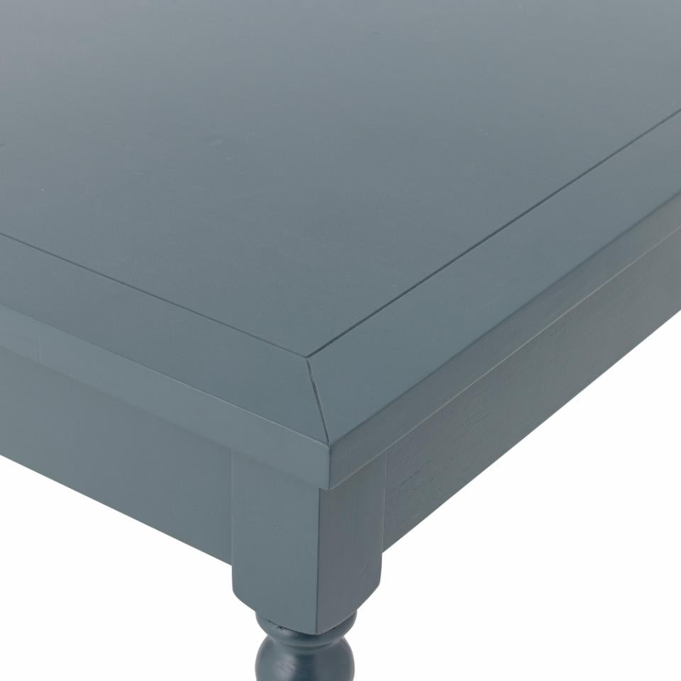 Landhaus Esstisch ELSI blau 80x80 cm - Bistrotisch Massivholz