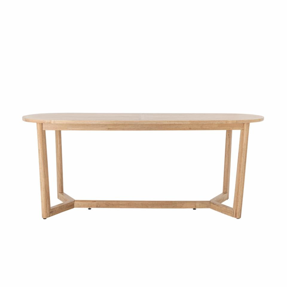Esstisch massives Holz oval L 200 cm modernes Design