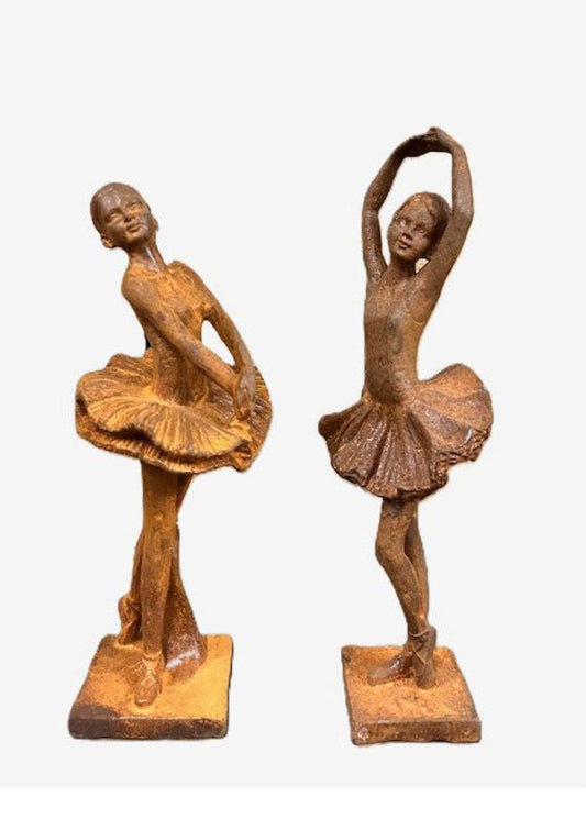 Gusseisen Figuren "Ballerina-Paar"