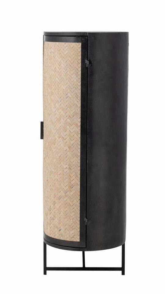 Ovaler Metall Schrank minimalistisches Design