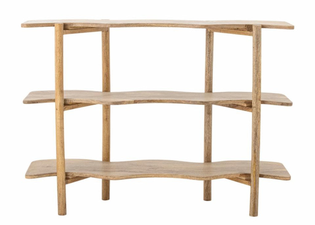 Modernes Regal Mango Holz Baumstamm Design