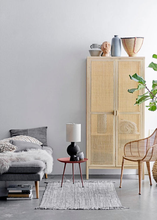 Rattan Kleiderschrank H 180 cm, FSC Kiefer