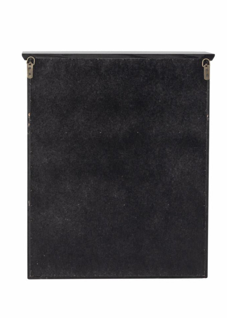 Wandvitrine JACKY schwarz H 66 cm