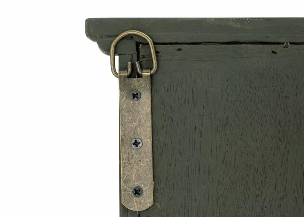 Wandvitrine grau, Hängevitrine