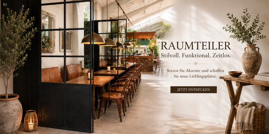 Raumteiler & Trennwand für Zuhause & Gastronomie