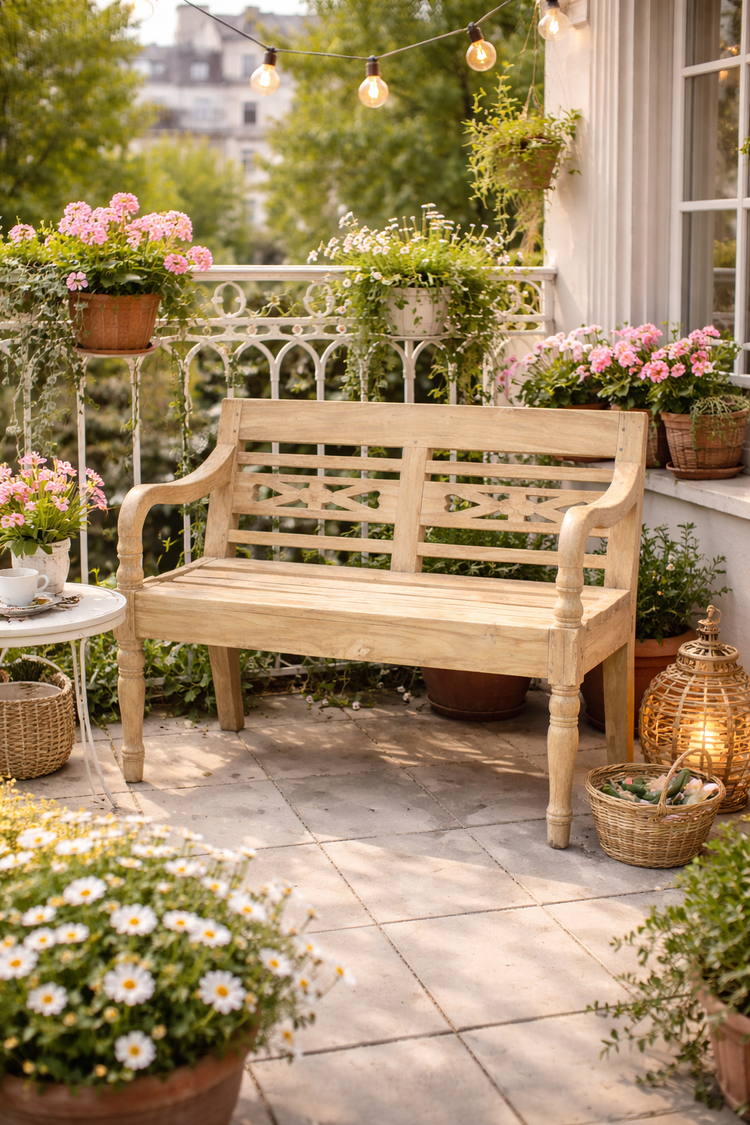 Gartenbank Landhausstil 