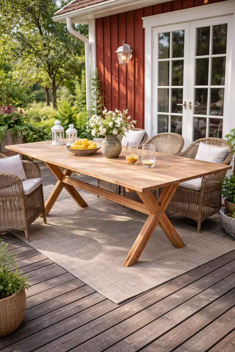 Landhaus Gartentische – Outdoor Esstische wetterfest – tagged