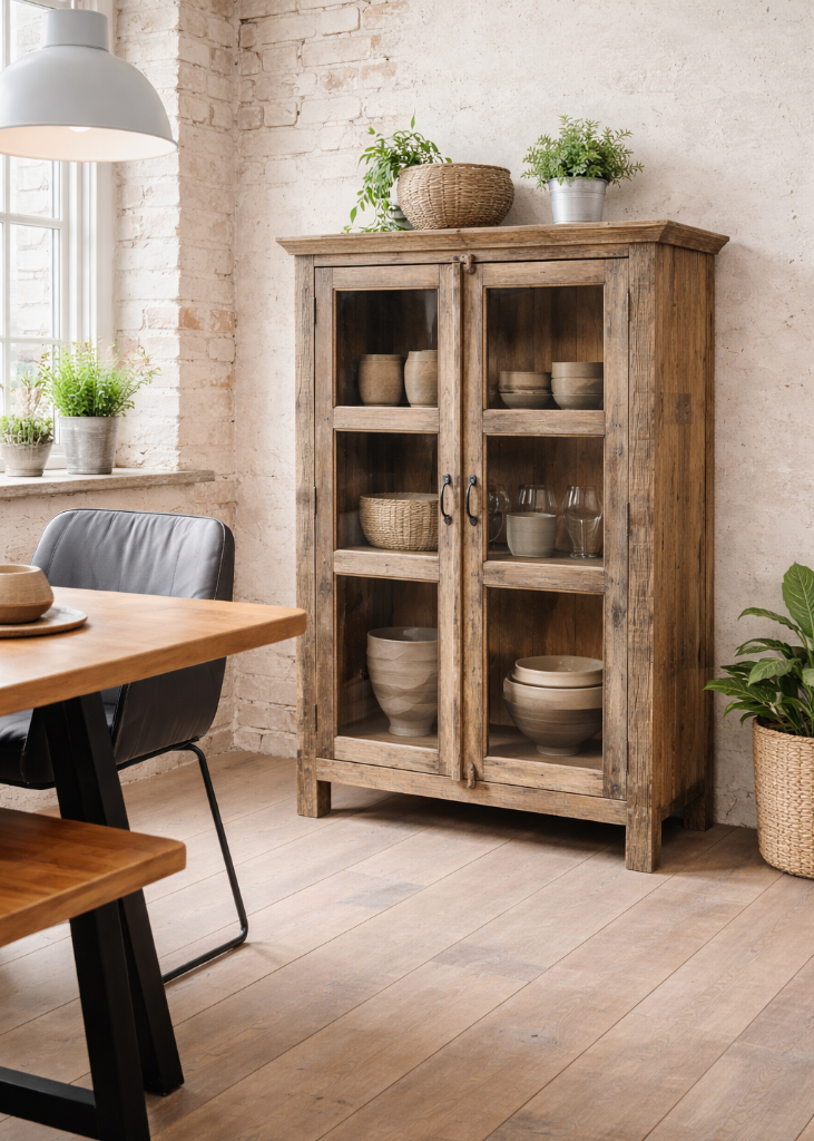 Altholz Vitrine - Altholzmöbel & Recyclingholz Möbel