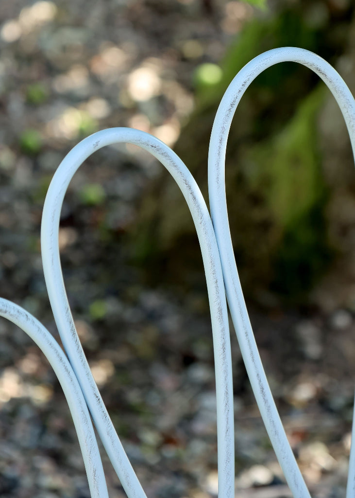 Blaues Bistro Gartenmöbel-Set – 1 Tisch + 2 Stühle