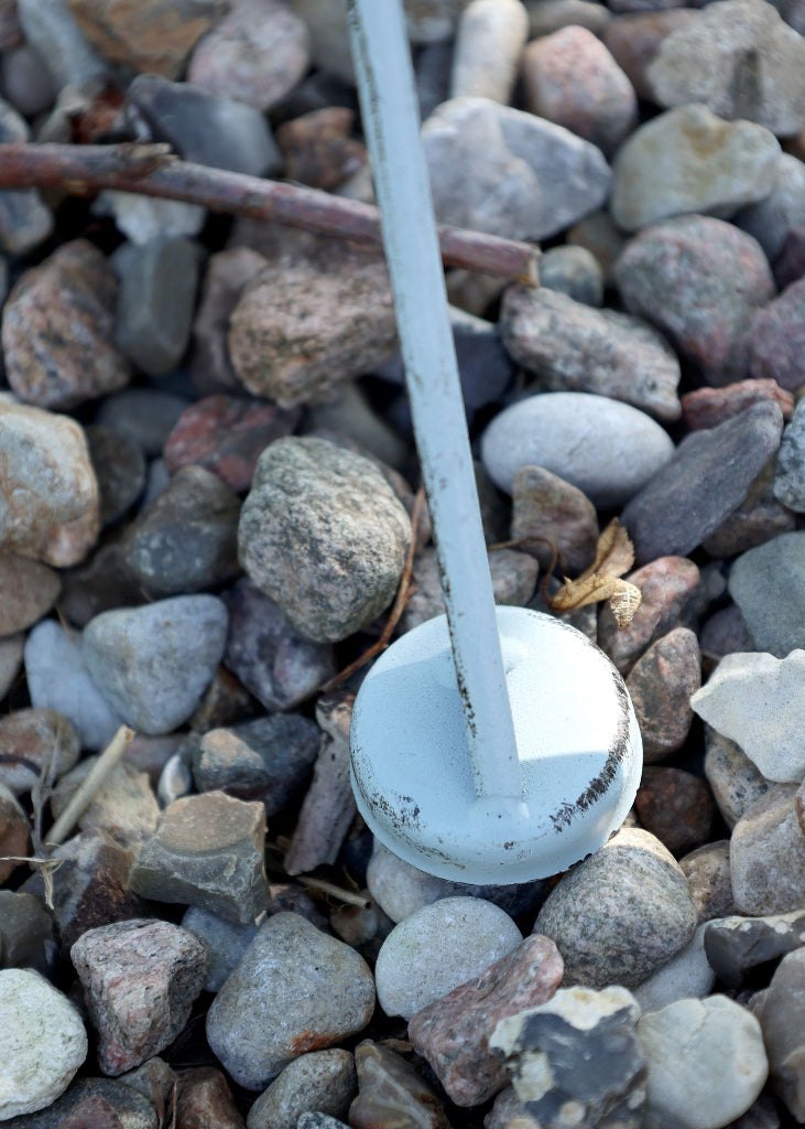 Blaues Bistro Gartenmöbel-Set – 1 Tisch + 2 Stühle