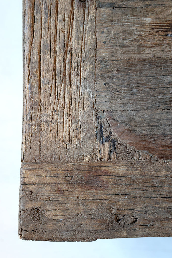 Altholz Couchtisch ELLE mit Ablage 127x76 cm natur - Altholzmöbel