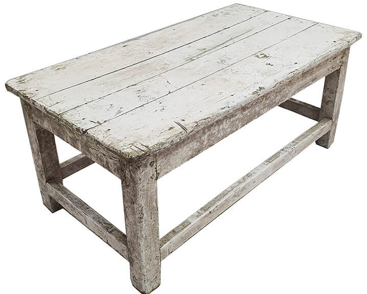 Altholz Couchtisch IDA shabby Patina Breite 88 cm - Altholzmöbel