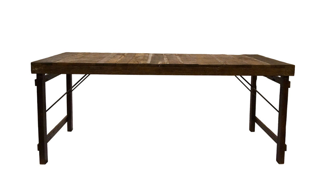 Alter Esstisch Länge 180 cm, Landhaus Klapptisch, Altholztisch