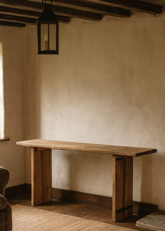 Alter Konsolentisch KIT – Altholzmöbel Unikat Naturholz B 187 cm