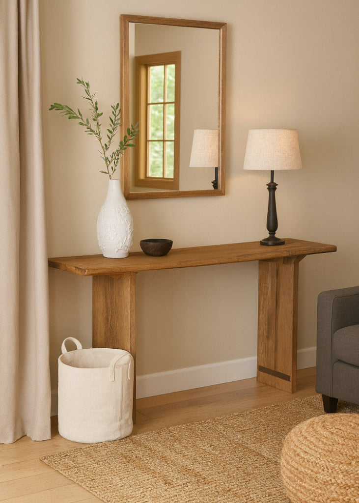 Alter Konsolentisch KIT – Altholzmöbel Unikat Naturholz B 187 cm