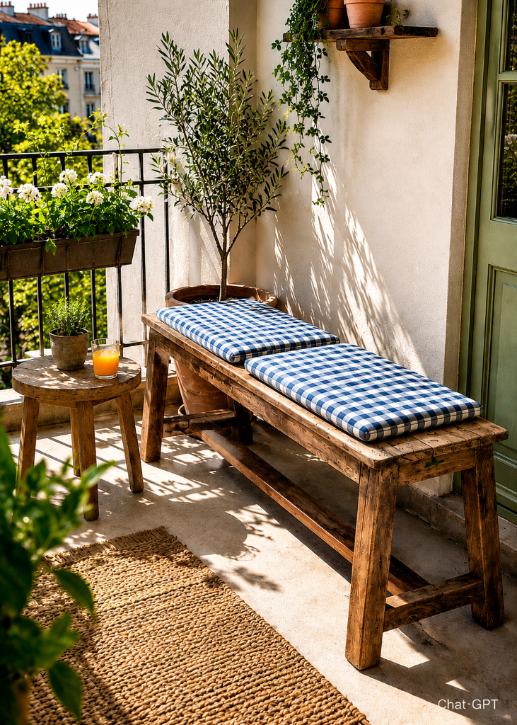 Altholz Bank 120 cm aus massivem Naturholz