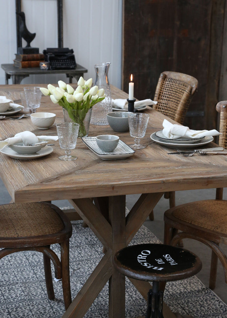 Altholz Esstisch - Recyclingholz Esstisch natur