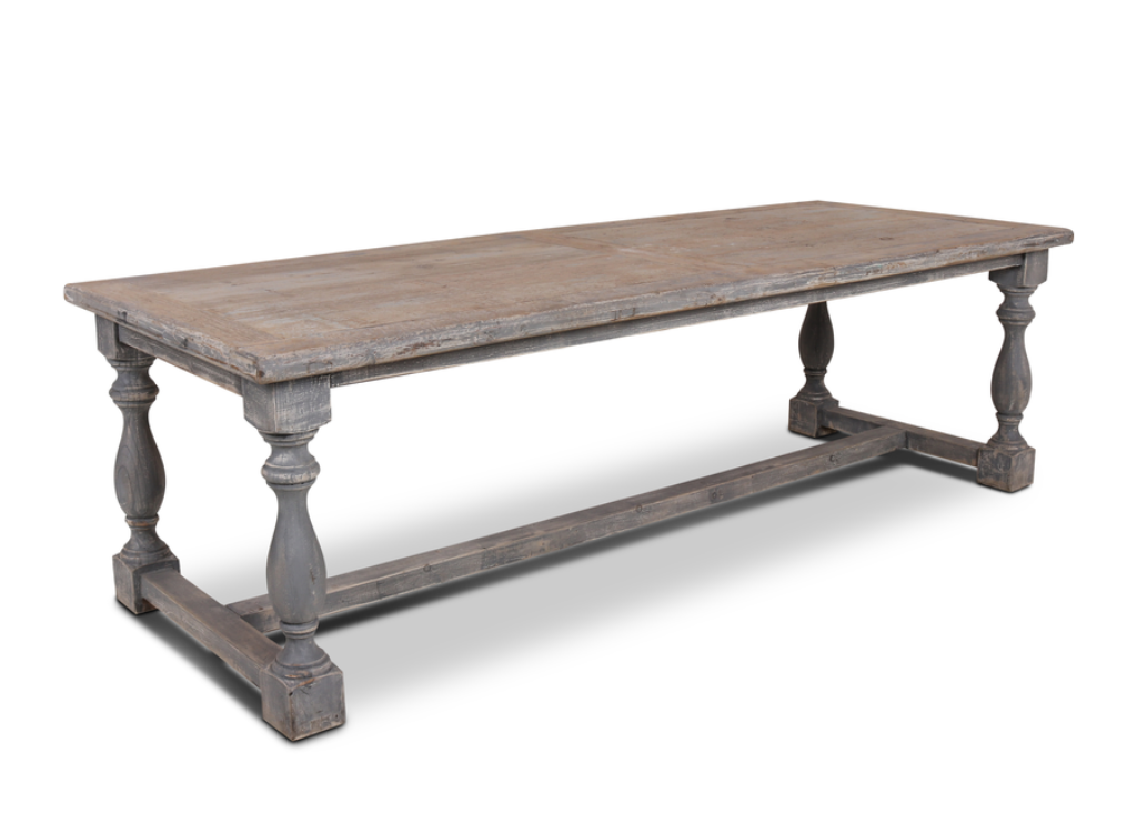 Altholz Esstisch antik grau