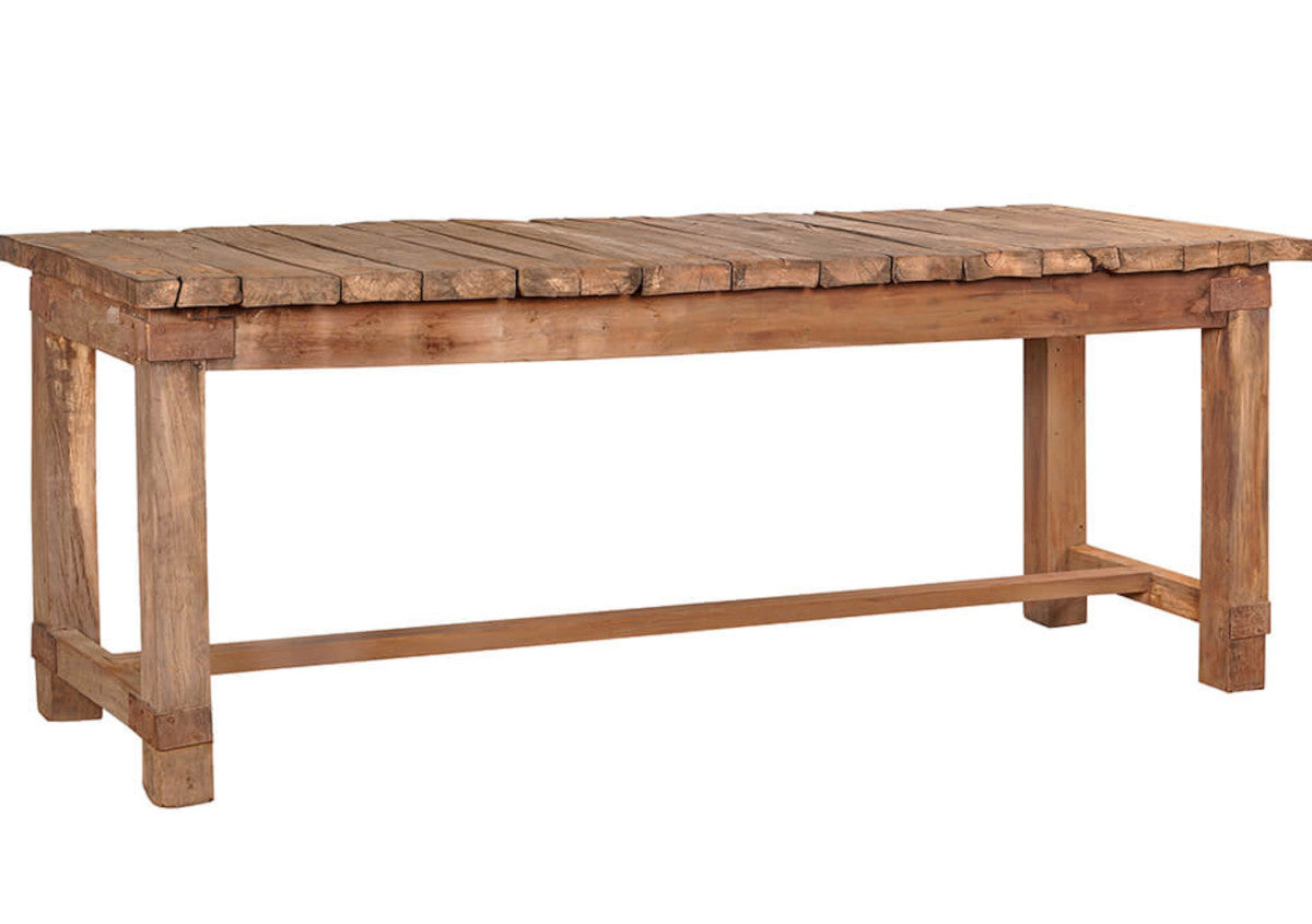 JONA, Stehtisch, Tresen B 239 cm aus Altholz - Barmöbel