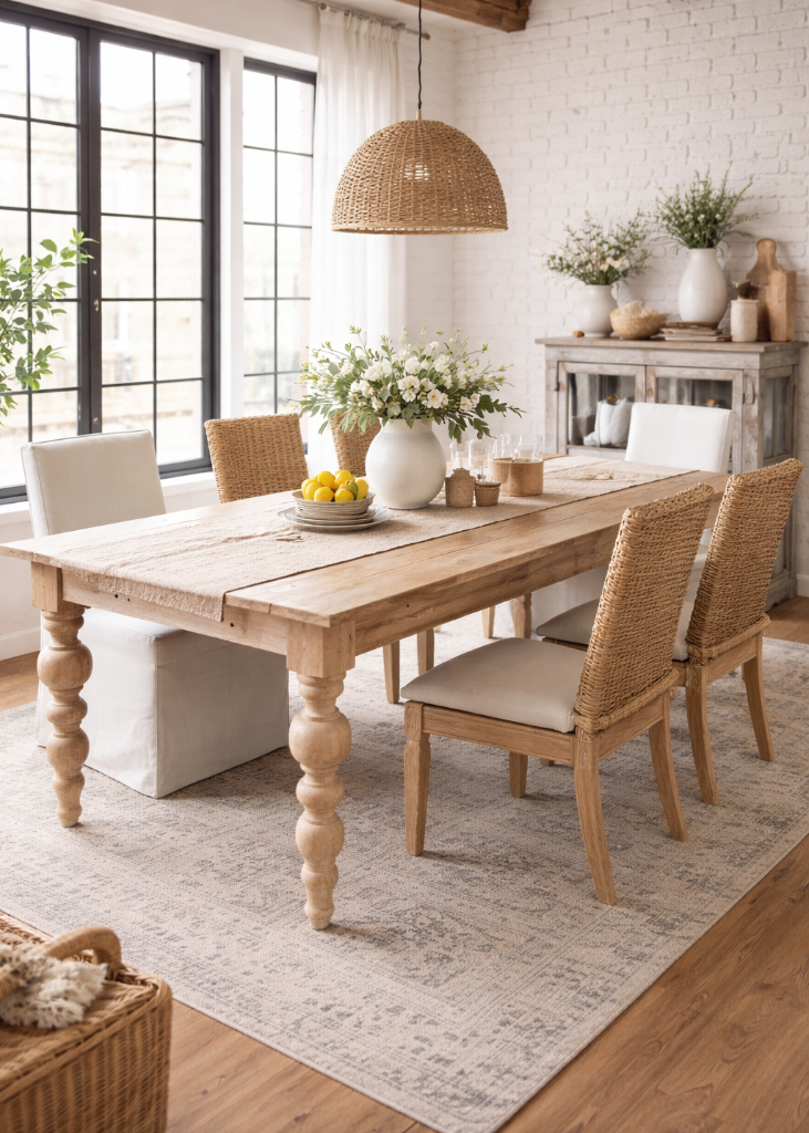 Esstisch massiv Eiche B 240 cm Landhausstil