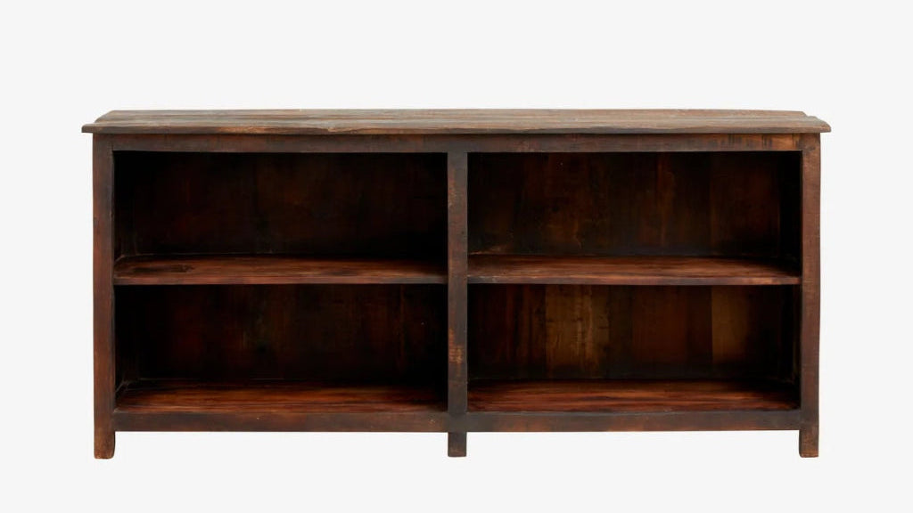 Offene Anrichte altes natur Holz B 200 cm