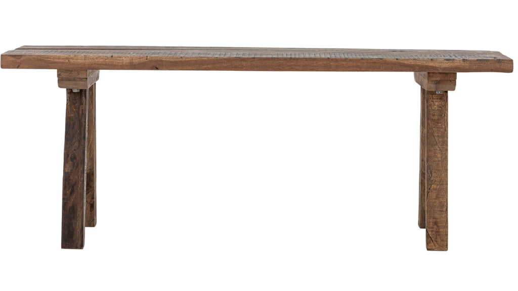 Altholz Sitzbank BABA 120 cm – Massivholz Bank aus Recyclingholz