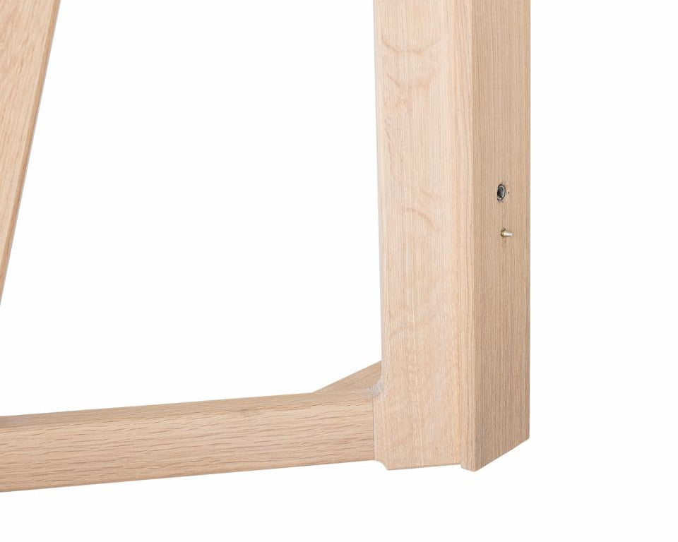 Esstisch aus Eiche rund ausziehbar, leicht aufbaubar