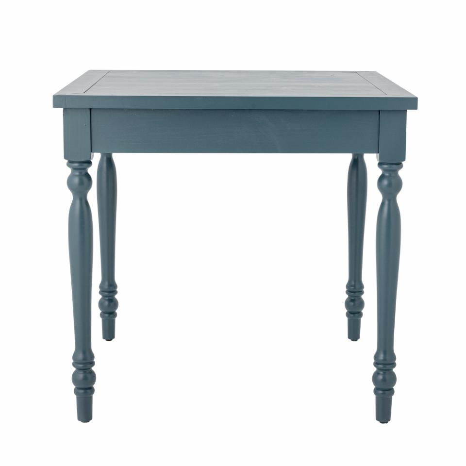 Landhaus Esstisch ELSI blau 80x80 cm - Bistrotisch Massivholz