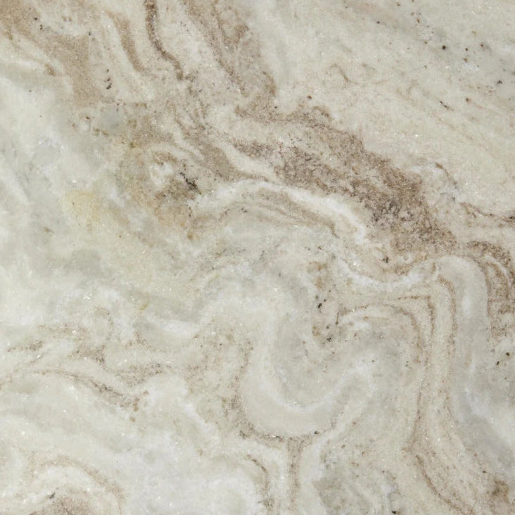 Marmor Esstisch weiß RIA rund 140 cm - Naturmarmor & Holz