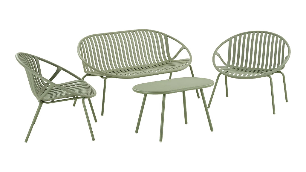 Gartenmöbel-Set SALLY grün