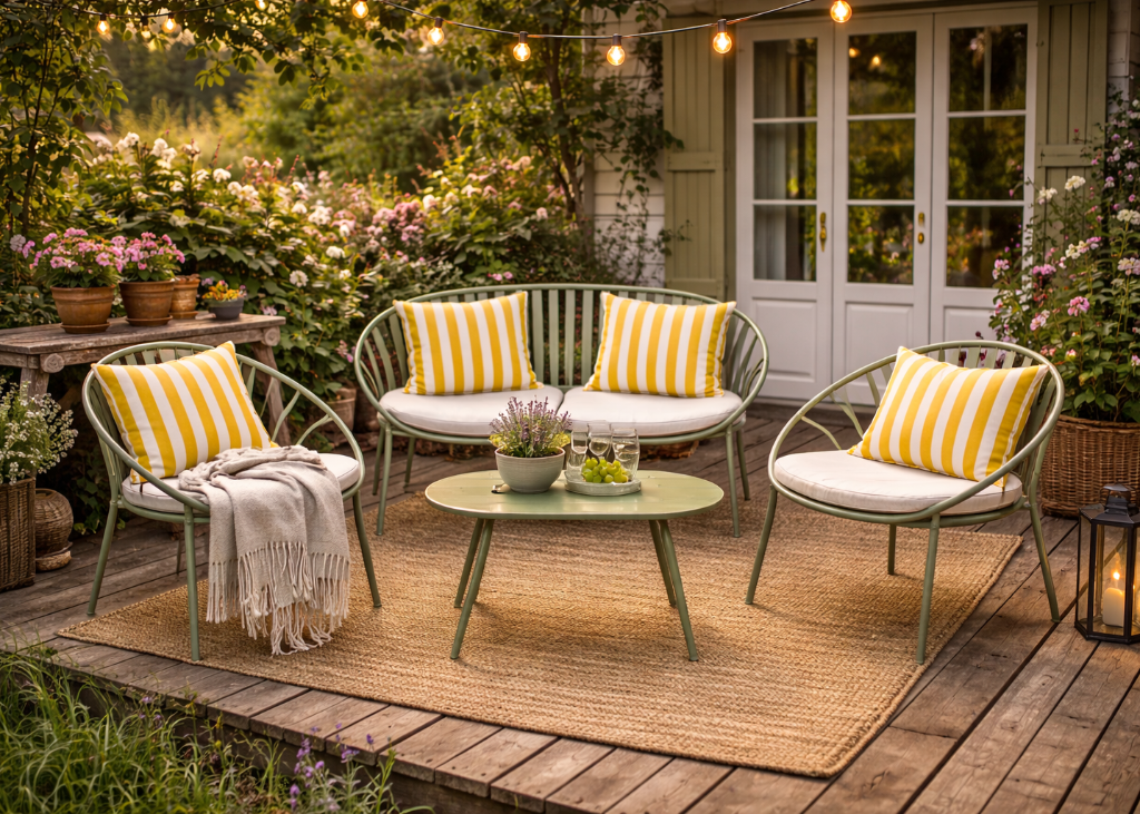 Gartenmöbel-Set SALLY grün