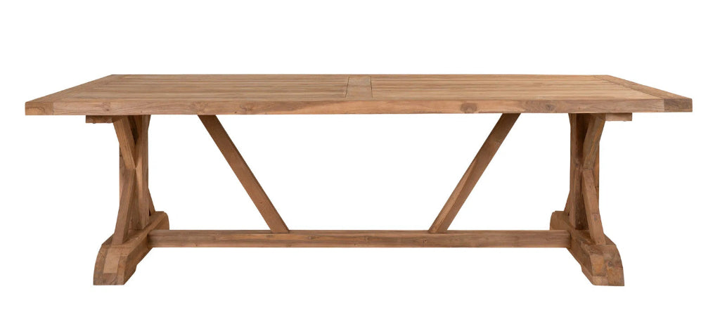 Gartentisch NORA 240 cm aus Recycling-Teak - cosmali living