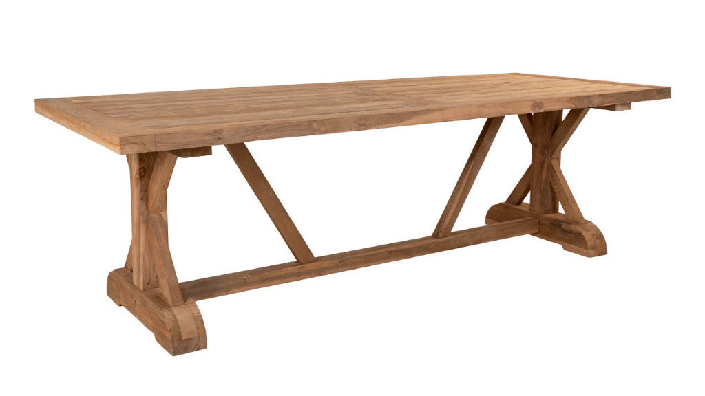 Gartentisch NORA 240 cm aus Recycling-Teak - cosmali living