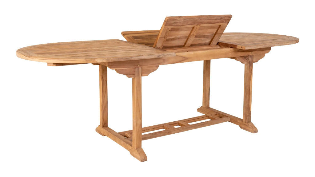 Großer Outdoor Esstisch aus Holz für Garten und Dachterrasse