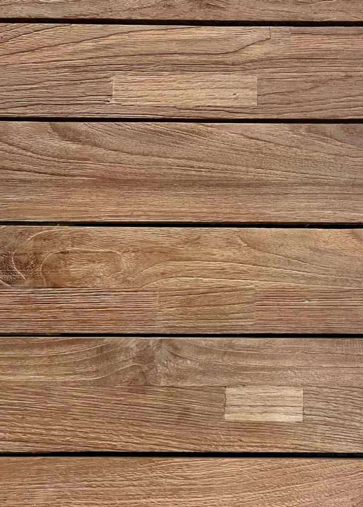Recyclingholz Gartentisch Teakholz 200x90 cm - Landhaus Esstisch