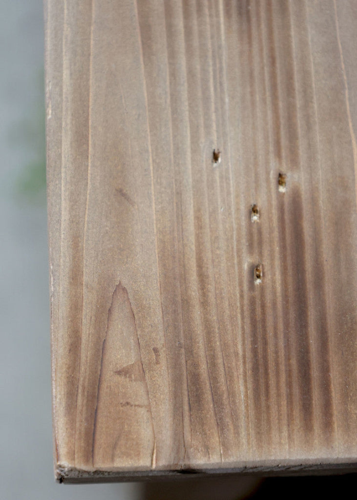 Kücheninsel vintage Holz mit kleinen Fehlern 