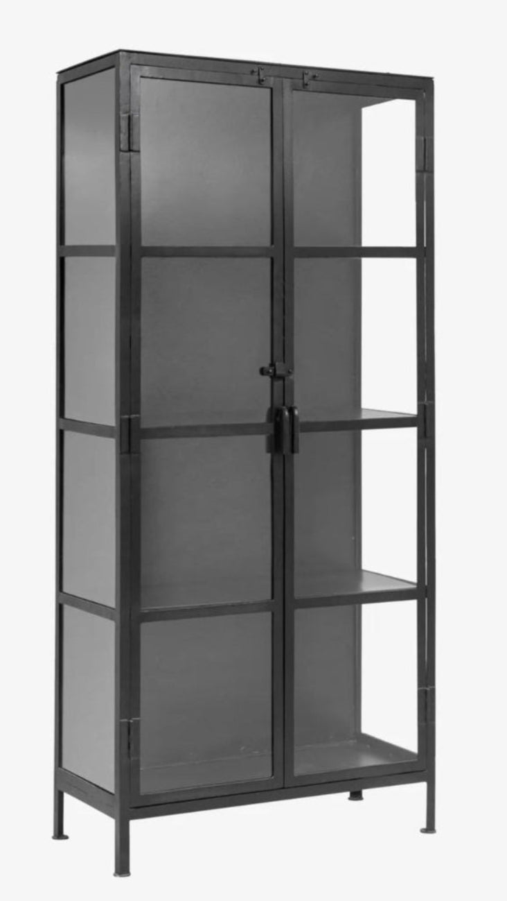 Metall Vitrine HELLO 175x80x35cm Industrial Design | cosmali-shop ...