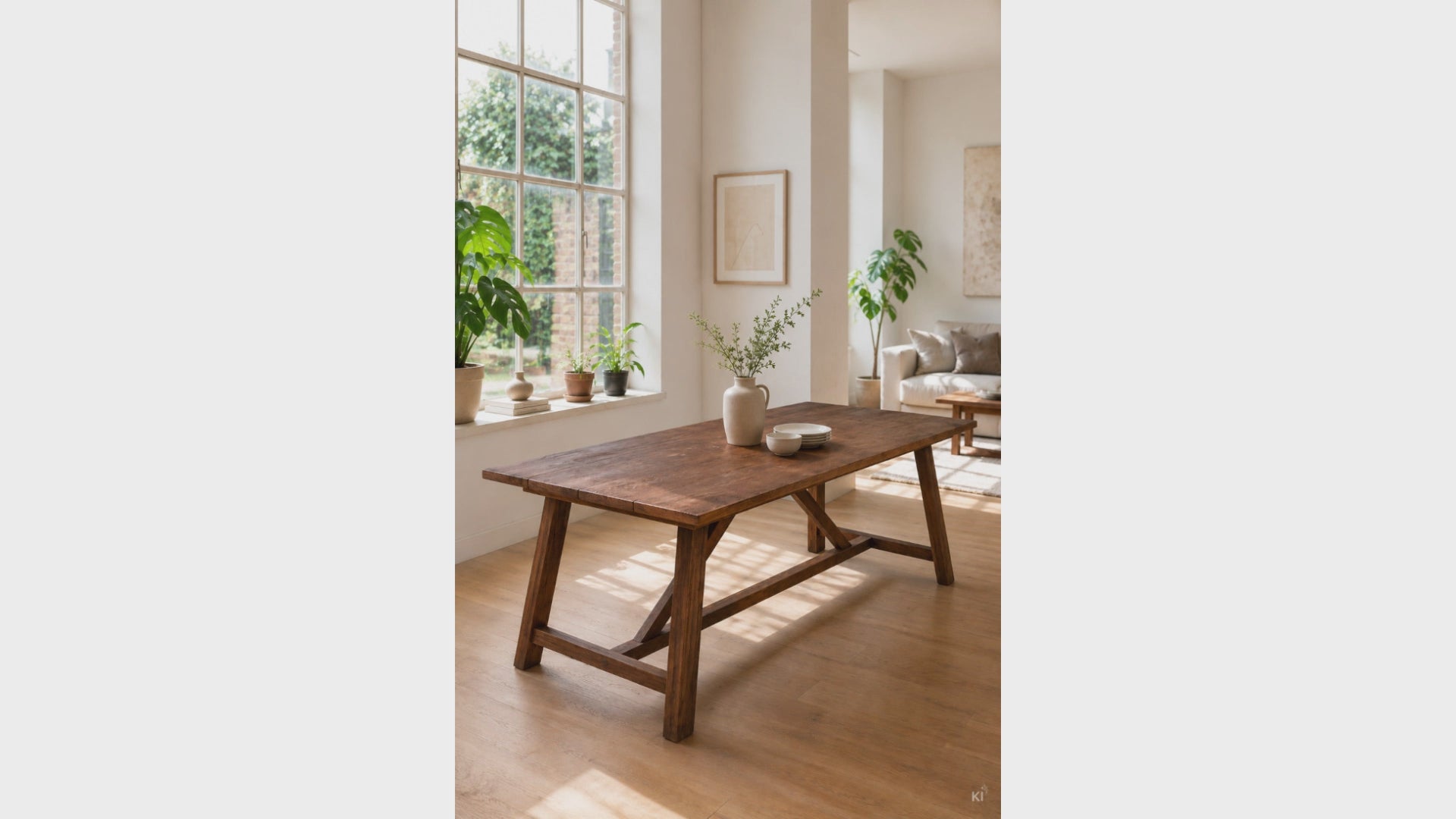 Einzigartiger Esszimmertisch aus Massivholz 240 × 90 cm – Unikat aus altem wiederverarbeitetem Holz