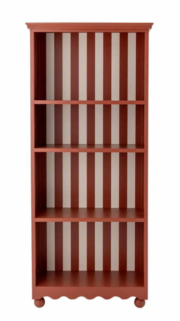 Rotes Holz Regal H 151 cm Landhausstil